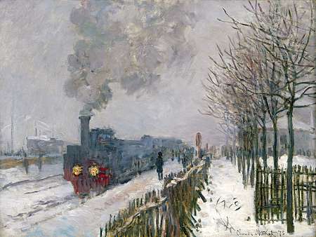 Claude Monet, Le train dans la neige. La locomotive, 1875  (c)Paris, Muse Marmottan Monet
