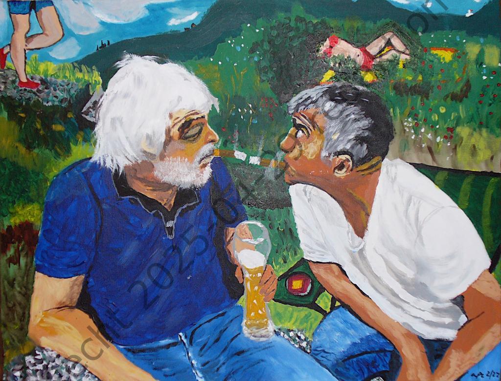 Freunde in Sommerfrische