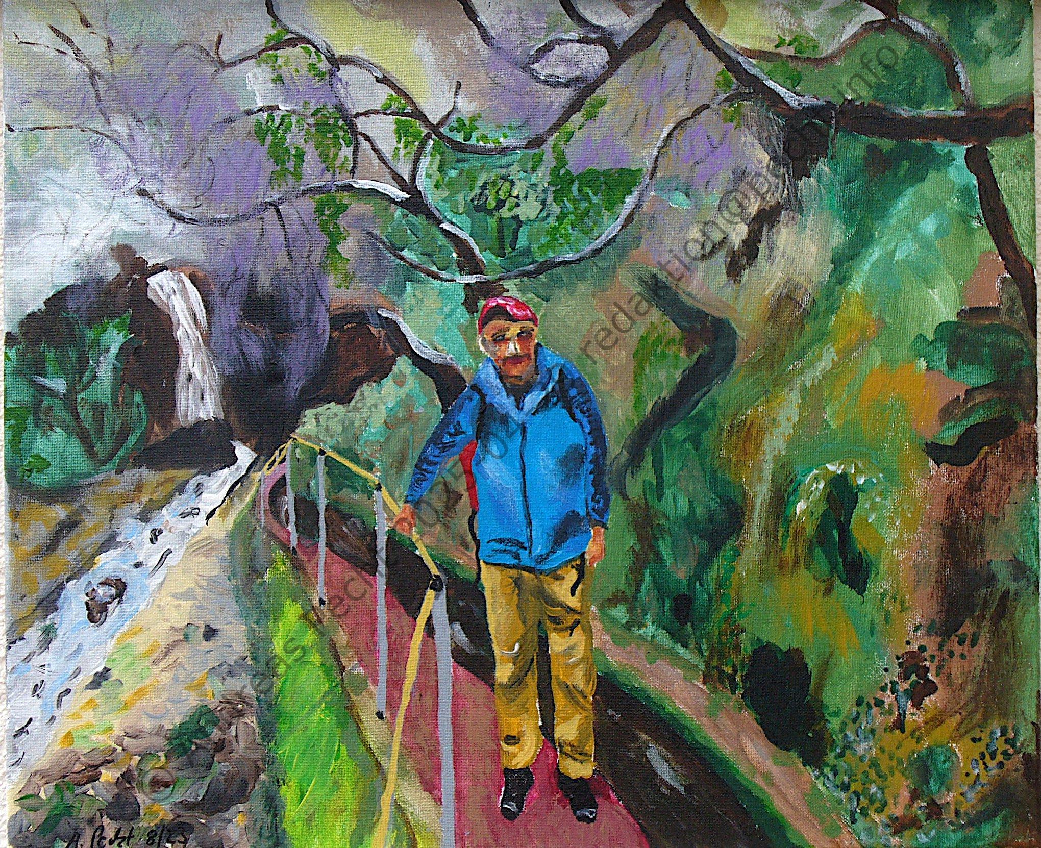 Am Ausgang der Schlucht