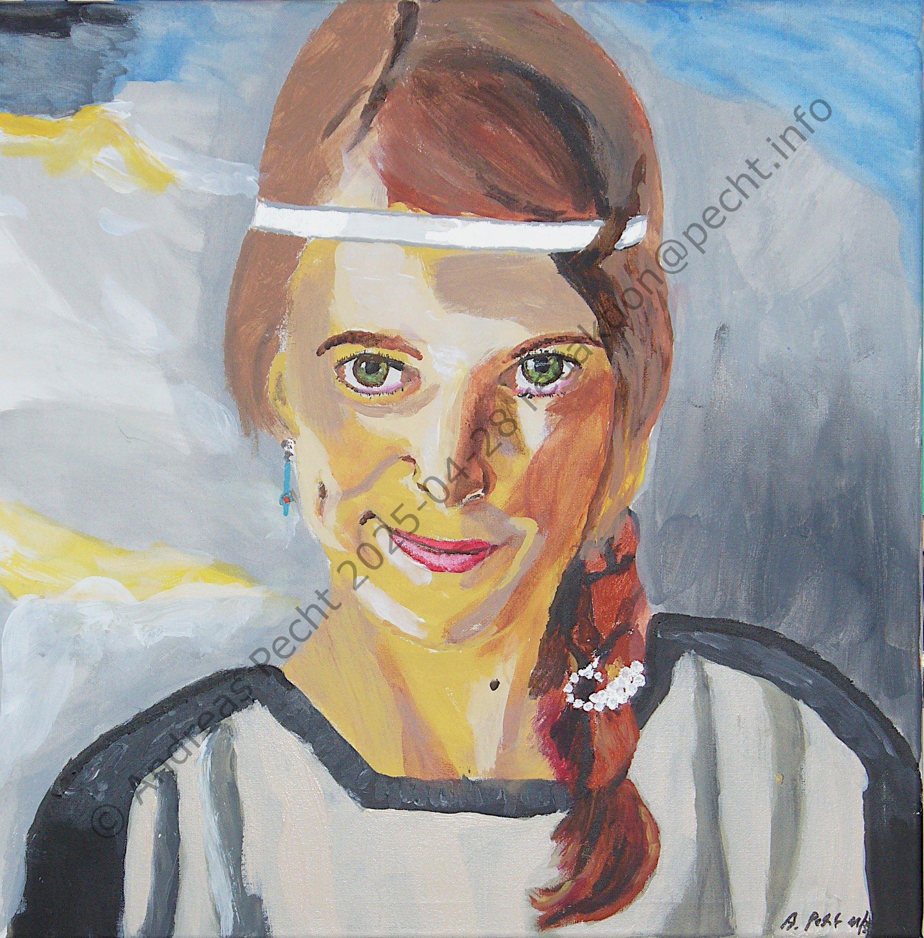 Malerei: Monas Lächeln