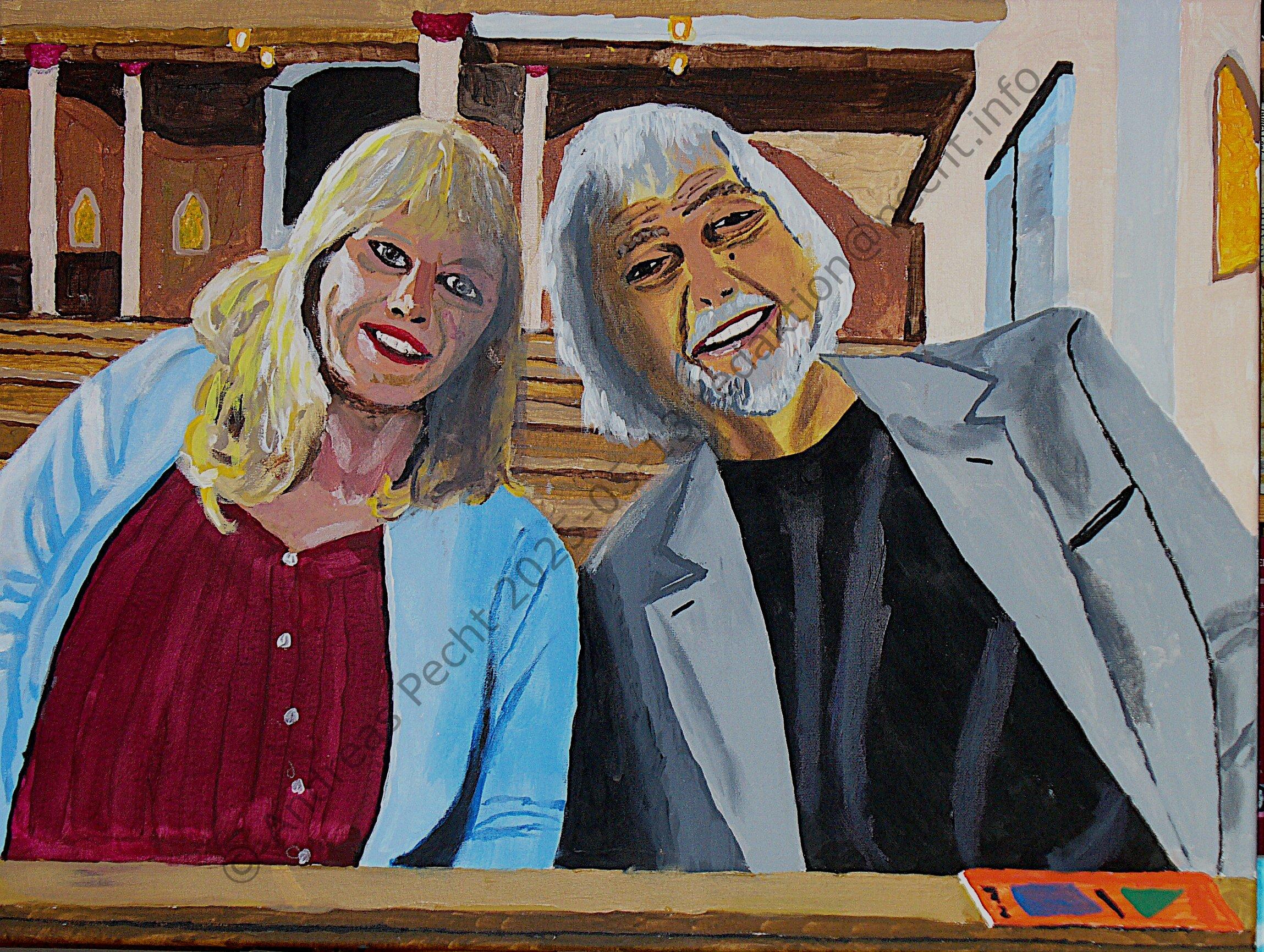 Fröhliches Seniorenpaar 2